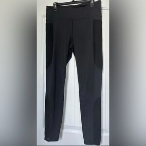 JoyLab Women's Full Length Cutout Leggings Size XL with Pockets Black